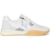KEH NOO SNEAKER DONNA IN CAMOSCIO E NYLON KW9752 WHITE SILVER