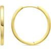 LUXENTER Orecchini finitura oro 18k - Umsy, Medianos, Metallo, Nessuna pietra preziosa
