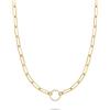 Tamaris Charms Collection in acciaio inossidabile - Gliederhalsketten kombinierbar con den Charm-Sets & individualisierbare idea regalo - Gold