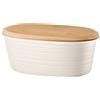 GUZZINI Tierra Contenitore Pane 31,5x16,5cm Plastica Bianco Latte