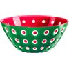 GUZZINI Le Murrine Ciotola Insalatiera 20cm Verde Smeraldo Rosso Plastica
