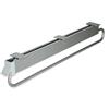 Appendiabiti Estraibile per Armadio 80 cm in Acciaio e Plastica Emuca Grigio Metallizzato