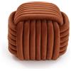 Versa Pouf Quadrato Marrone