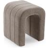 Versa Sgabello Imbottito Beige