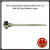 MCC Chiave a cricchetto a doppia bocca 19 x 22 RW-1922 strumento Made in Japa...