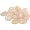 AW GIFTS 24x Pietre Sfuse al Quarzo Rosa Lucidate Medium 10-25mm Cristalli Naturali
