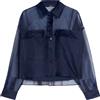 WEEKEND MAX MARA CAMICIA IN SETA PURADI WEEKEND MAX MARA 004 BLU Donna