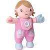 Chicco Bambola Interattiva Evolutiva Bilingue (Italiano/Inglese) Mila, Insegna Parti Corpo, Numeri e Vestirsi, Metodo Montessori, Morbida 6 Mesi+
