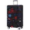 TRAVELKIN more than travel Travelkin - Copertura per valigia lavabile, antigraffio, adatta a bagagli da 45,7 a 81,3 cm