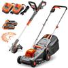 FUXTEC 20V Akku Garten-Set FX-E1RM20ECO & FX-E1 RT20 mit Akku und Ladegerät