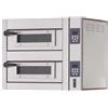 Ristoattrezzature Modello: 5446,Forno Pizza Elettrico professionale bicamera Pizzeria Rosticceria 6+6 Pizze - Comandi digitali