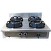 Ristoattrezzature Modello: 21520269,Cucina wok etnica cinese giapponese 4 fuochi 1000x1000x275h mm