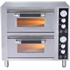 Ristoattrezzature Modello: 8622,Forno pizza elettrico 2 camere comandi meccanici 710 x 592 x 670 h mm
