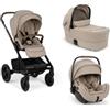 Nuna - Nuna Trio Mixx Next Con Navicella Mixx Next e Arra flex Cosmopolitan