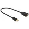 Delock Cavo Hdmi Delock Ethernet A ->micro D Bu/St 0.20m 3D 4K sli [65687]