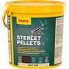 SERA 3,8 litri 2 kg sera Pond Sterlet Pellets Nature Alimento Mangime Completo Affondante per Piccoli Storioni da laghetto