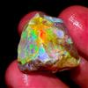 OPAL EMPIRE Specimen Opal Fire Naturale, Welo Oil Cut, Opale Grezzo 38 Ct 25x19 mm