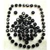 NATURAL ROSE CUT DIAMONDS Rondelle Perline Naturali In Diamante Lotto 2.5-3 MM Nero Forato Scegli Lotto
