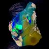 OPAL EMPIRE Etiope fire opal , 22x15mm, Black rough , 10.5Ct Naturale gemstone Crudo