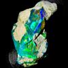 OPAL EMPIRE Pietra Gemma Opale Nero Grezzo Ethiopian Opal Fire 9.5 Ct 20x16 mm