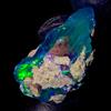OPAL EMPIRE Black Opal rough , Naturale Ethiopian opal, Fuoco gemstone Crudo 11 KT 26x14 MM