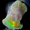 OPAL EMPIRE Opale Nero Gemma Grezza Naturale Etiopica Fire Opal 9 Ct 20x14 mm