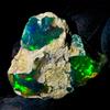 OPAL EMPIRE Opal Crudo, Etiope Nero opal gemstone, Naturale Fire Opal rough 10 KT 21x20 MM