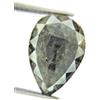 NATURAL ROSE CUT DIAMONDS Diamante Naturale Grigio Pera Rosa Taglio I1 5.23tcw 15.4 X 10.8 X 4.0 MM Per