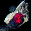 OPAL EMPIRE Ethiopian Opal Grezzo Nero, Pietra Opale Naturale Fire Opal 12 Carati 20x13 mm