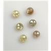 NATURAL ROSE CUT DIAMONDS 0,19 Ct 6 Pz Forma Rotonda Rosa Taglio Naturale Diamante Sciolto Per Regalo