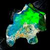 OPAL EMPIRE Opale Nero Etiope Grezzo Gemma Opale Naturale, 7,5 Ct 20x13 Mm