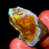 OPAL EMPIRE Opale Welo Etiopico Grezzo, Crystal Opal Fire Specimen, 52Ct 33x22mm