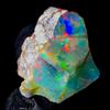 OPAL EMPIRE Opale Nera Grezza Etiopica Fire Opal Naturale 10.5Ct 20x15 mm