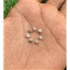 NATURAL ROSE CUT DIAMONDS Lotto Di Diamanti Naturali Grezzi 7Pezzi 2.44tcw 3.5 - 4.5 Mm - Come Da Immagine