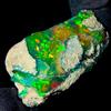 OPAL EMPIRE Opale Grezzo Nero Etiopia Fire Opal Opal grezzo Naturale 8.5 Ct 20x12 mm
