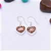 Handmade Orecchino Fatti A Mano In Argento Sterling 925 Con Gemma Morganite Fine BI-2