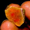 OPAL EMPIRE Olio Opale Naturale Ruvido Fire Cut, Welo, 16 Ct 20x17 mm