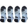 Under armour 4 Paia Di Calzini NO SHOW Under Armour UA Performance Tech GRIGIO GRANDE