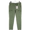Pepe Jeans Bardot Army Pantaloni Donna W26/L32 Stile Cargo Tasche Zip Orli