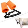 YUYUSO Gomitiera per cani, in pile, con cuscinetto in cotone, per prevenire lesioni (grande)