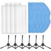 BlesConi Kit panni mocio e spazzole laterali compatibili con EZVIZ RE4 RE4 per RE5 RE5, ricambi per aspirapolvere con filtri