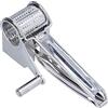 Tomotato Cheese Grater Handheld Rotating Stainless Steel Handheld Cheese Grater Cutter Kitchen Tool for Grating Hard Cheese Chocolate Vegetables
