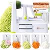 Brieftons, affetta verdure a 5 lame (BR-5B-02), forte e resistente affetta verdure a spirale, ottimo per tagliare la verdura a spaghetti