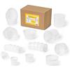 AlcoFermBrew Set di 20 Fuscelle per Formaggio - Forma plastica per formaggio - Kit stampi per formaggio freschi
