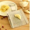 ASEANAO Grattugia in acciaio inox per aglio, zenzero, frutta, radice, verdure, macinino, cucchiaio per cucina (piccolo)