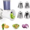 ZACME Accessori ZACME, grattugia per formaggio, affettatrice per verdure e frutta, accessorio per insalata in acciaio inossidabile