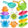 Tintinlody giochi acqua giochi piscina giochi mare per bambini giochi da spiaggia per bambini 1 anno 2 3 anni giochi per il bagnetto neonato（ antimuffa 10 pezzi ）