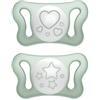 Chicco Succhietto Micro Luminoso in Silicone 0-2 Mesi 2 Pezzi
