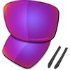 SAUCER Premium Replacement Lenses for Oakley Jupiter Squared OO9135 Sunglasses High Defense - Midnight Sun Polarized