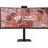 AOC CU34E4CW/75 Monitor PC 86,4 cm (34") 3440 x 1440 Pixel Nero